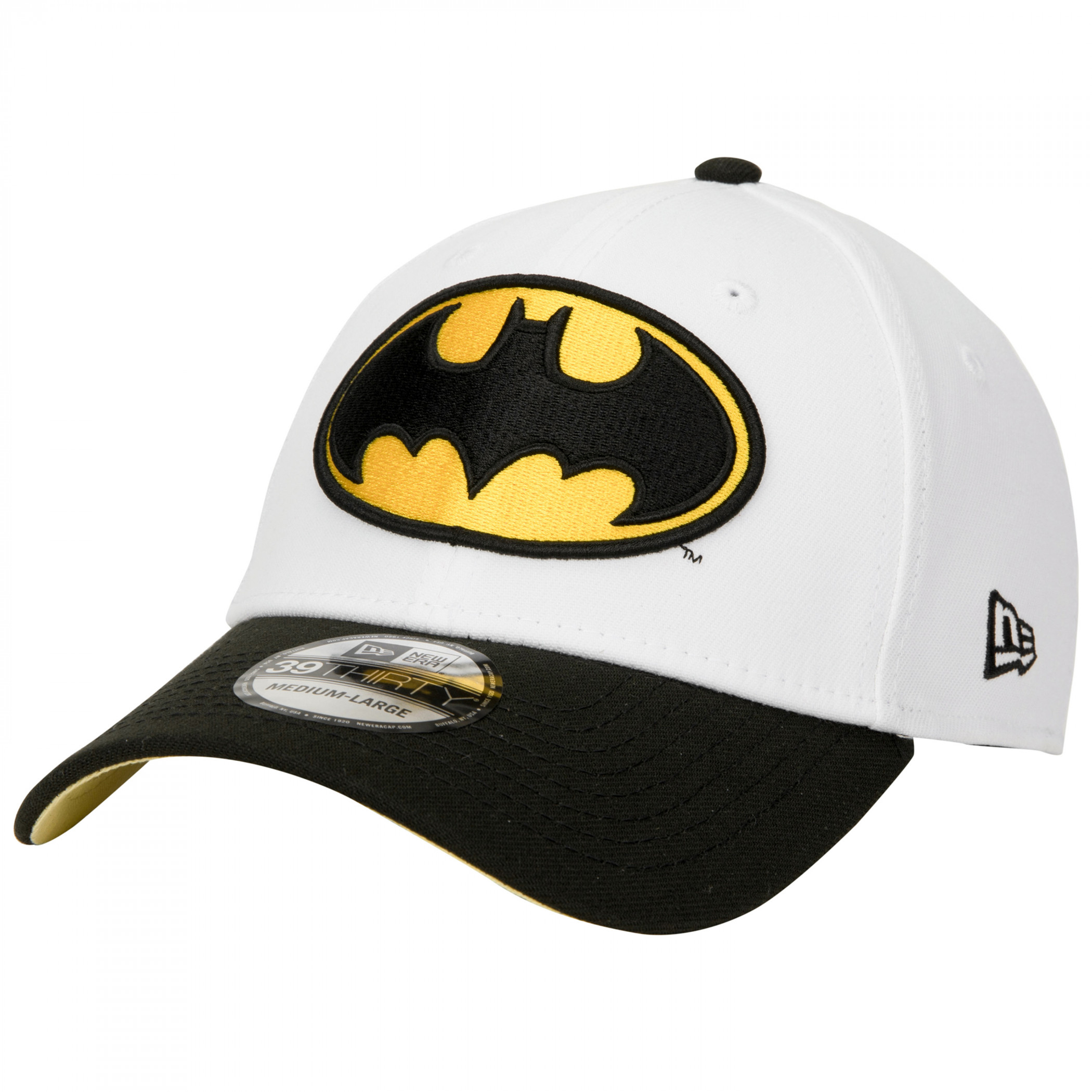 Batman Logo Home Colors New Era 39Thirty Hat